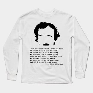 Edgar Allan Poe Long Sleeve T-Shirt